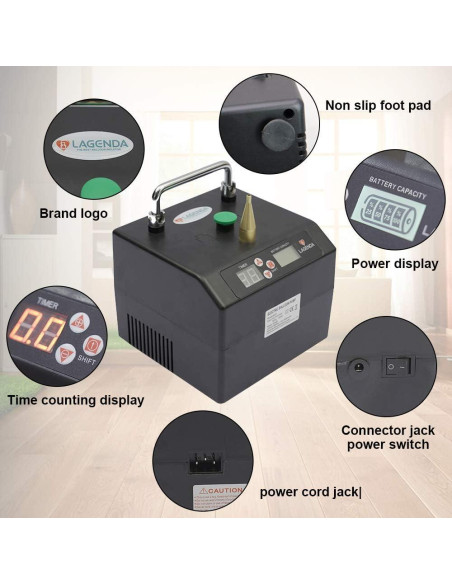 Bomba de aire eléctrica YIYIBYUS B23 para globos 2.86 kg