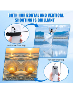 Clip de Reflexión de Espejo Weseecase para Smartphone Negro 2