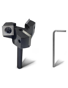 Fresa de Superficie CNC HIIZUG 1/4" Eje 38.1mm 12mm Carburo