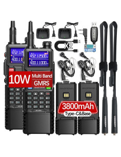 Radio Walkie Talkie Baofeng 5RM 10W 3800mAh 2 Paquete