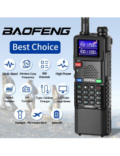Radio Walkie Talkie Baofeng 5RM 10W 3800mAh 2 Paquete 2