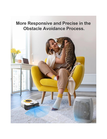 Aspiradora Robot UBPET V10 22,000Pa Limpieza Pelo Mascotas