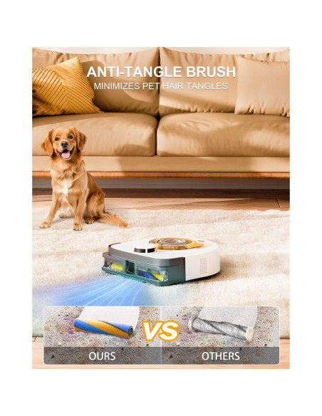 Aspiradora Robot UBPET V10 22,000Pa Limpieza Pelo Mascotas