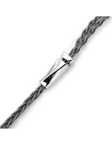 Cable MMCX FAAEAL 1.5m Cobre Monocristalino Baño Plata 3.5mm