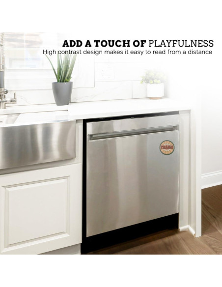 Imán Divertido Limpio Sucio para Lavavajillas Bastante Inapropiado