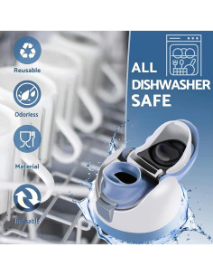 Tapa de Reemplazo NIGRITY para Botellas Owala Freesip 25oz Azul 2