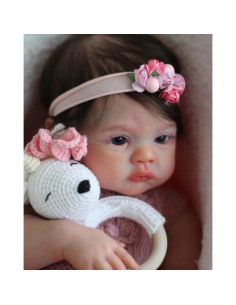 Muñeca Reborn Zero Pam 48 cm Silicona Realista para Niñas 2