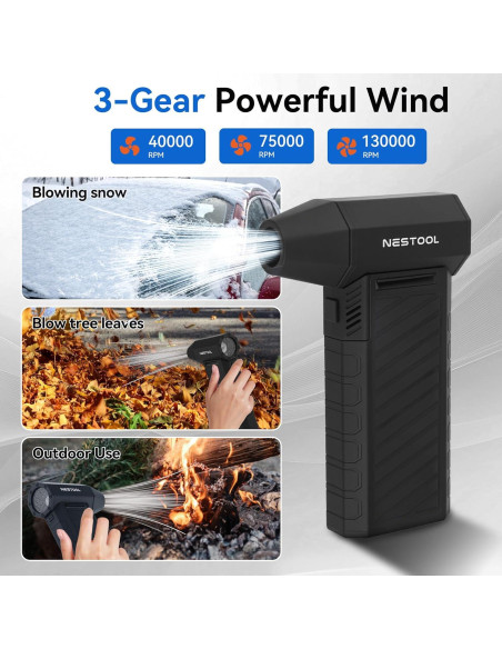 Soplador de Aire Comprimido Nestool CL02 130000 RPM Recargable