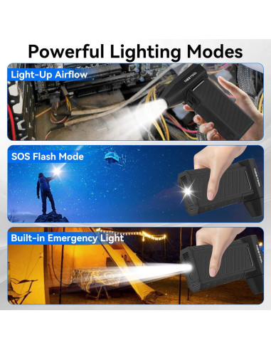 Soplador de Aire Comprimido Nestool CL02 130000 RPM Recargable