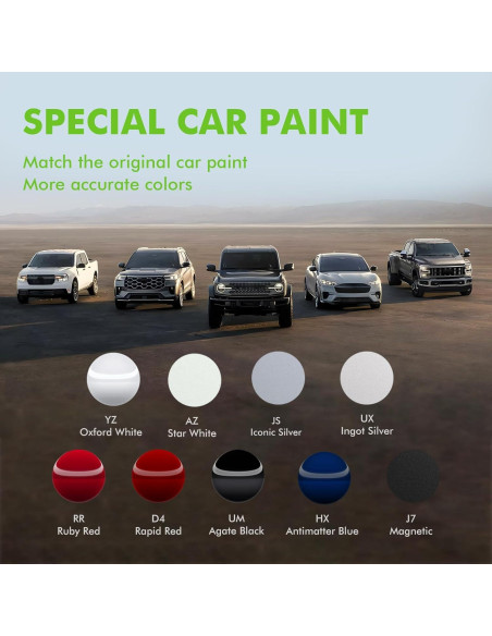 Pintura de Retoque Edantas Agate Black para Coches Ford 10ml