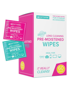 Toallitas de limpieza para lentes OPTIPAK 60 unidades