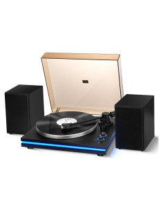 Reproductor de Vinilo Vangoa RP-03 con Altavoces 40W Bluetooth