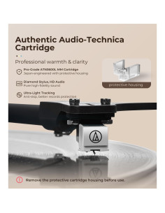 Reproductor de Vinilo Vangoa RP-03 con Altavoces 40W Bluetooth 2