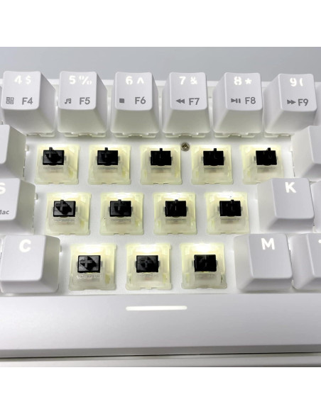Interruptores Mecánicos Gateron Milky Yellow DRAOZA 36pcs