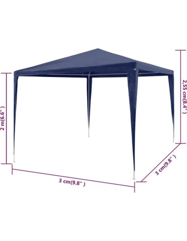 Carpa de Canopy Azul QINXIXINAIXI 3.05m x 3.05m Impermeable
