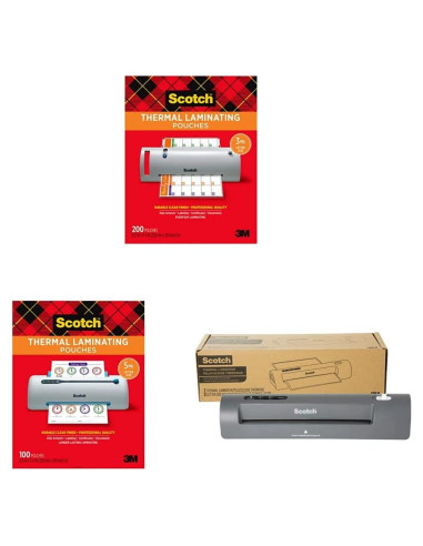 Bolsas de Laminado Térmico Scotch 200-Pack 22.6 x 29 cm