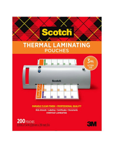 Bolsas de Laminado Térmico Scotch 200-Pack 22.6 x 29 cm 2