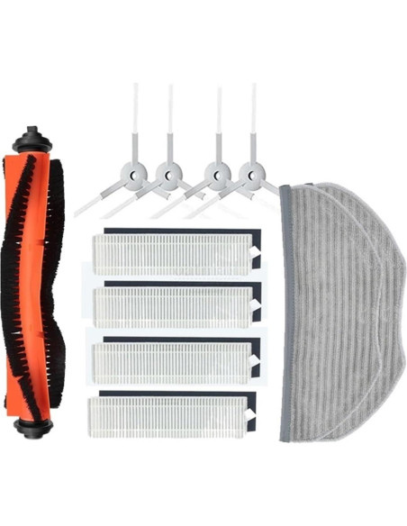 Filtro HEPA y Cepillo Lateral para Aspiradora Mi Robot 6PCS