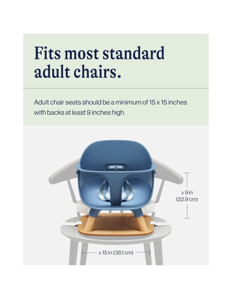 Asiento Elevador Infantil Lalo Arándano, Seguro y Fácil de Limpiar