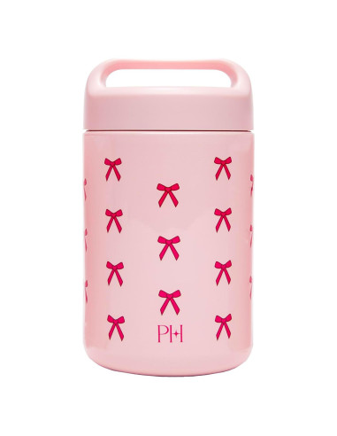 Tarro de Comida Aislado Paris Hilton 0.45L Rosa con Lazos