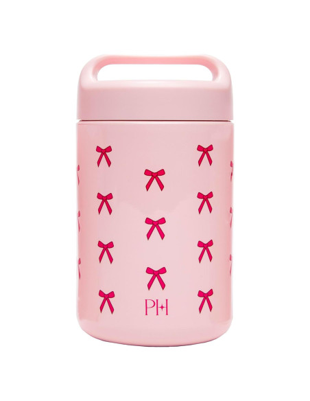 Tarro de Comida Aislado Paris Hilton 0.45L Rosa con Lazos