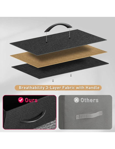 Cómoda Alta Mifuro 6 Cajones Negro Estructura Acero