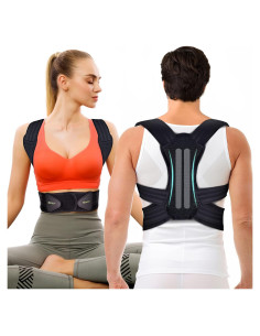 Corrector de Postura Mercase Unisex Ajustable Mediana 58-81 cm