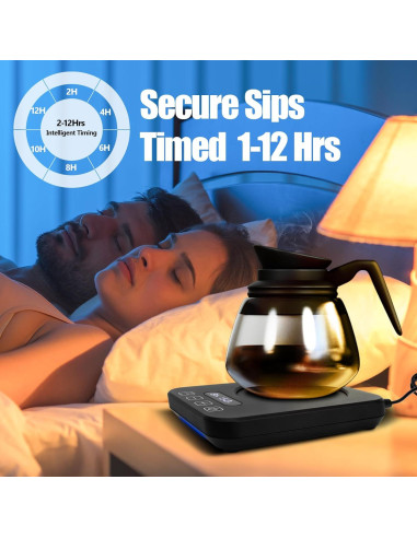 Calentador de Tazas de Café Hobychild HC-020-BK 9 Temperaturas