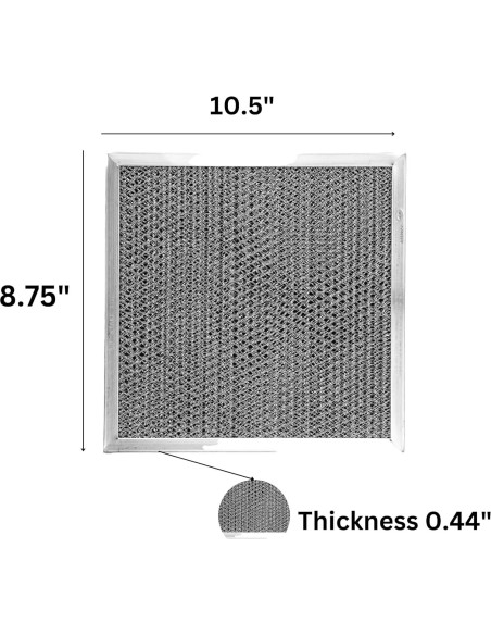 Filtro de Campana Extractora Windon Bay 41F - Aluminio y Carbón 22.23x26.67 cm