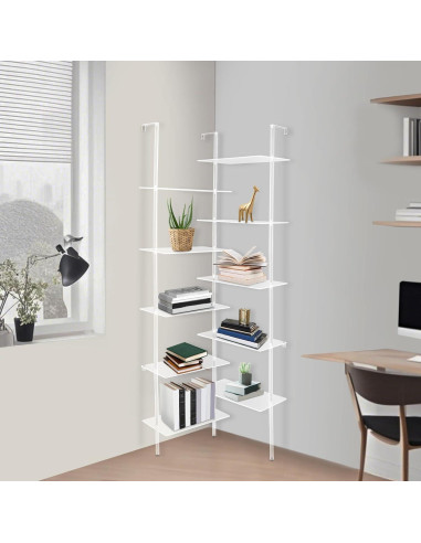 Estantería Acrílica lxrnqcey 5 Niveles 10 Estantes 56x56x187 cm