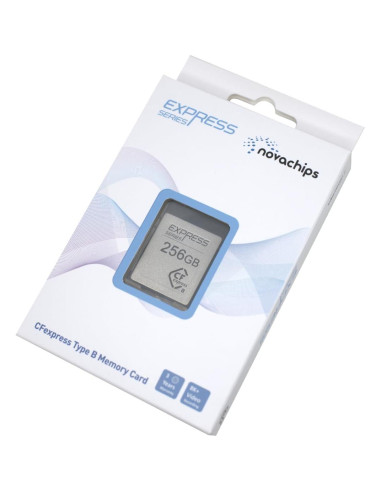 256GB Tarjeta CFexpress Tipo B Novachips - 1700MB/s - 8K RAW