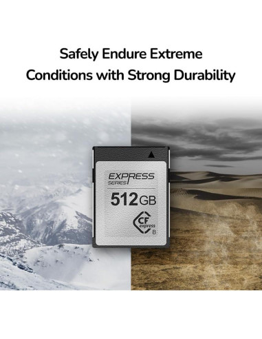 256GB Tarjeta CFexpress Tipo B Novachips - 1700MB/s - 8K RAW