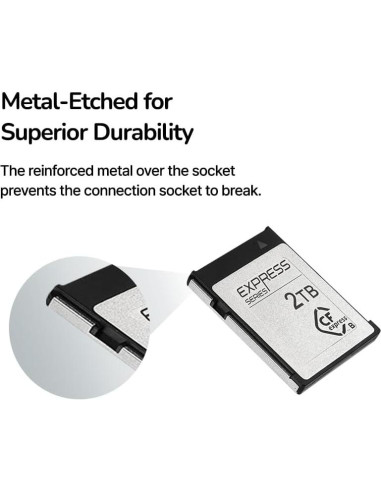 256GB Tarjeta CFexpress Tipo B Novachips - 1700MB/s - 8K RAW