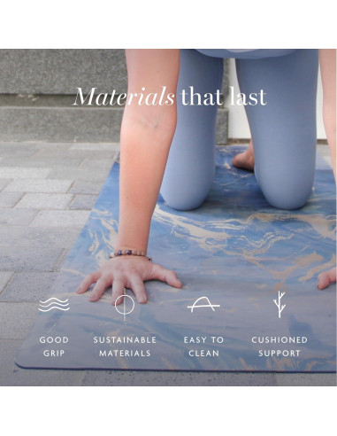 Estera de Yoga Antideslizante Shakti Warrior 182.88x60.96cm