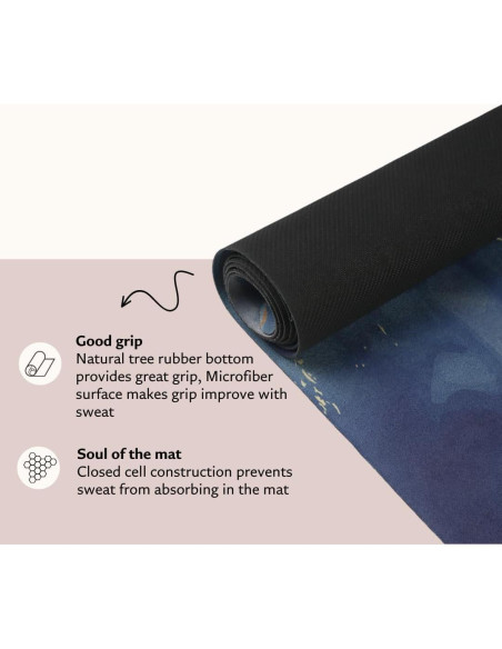 Estera de Yoga Antideslizante Shakti Warrior 182.88x60.96cm