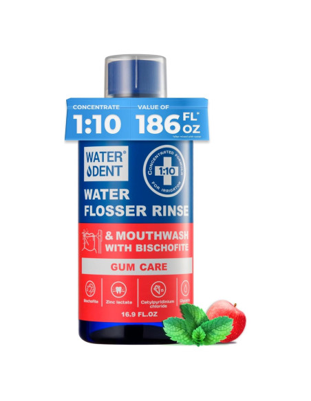 Enjuague Bucal Concentrado WATER DENT 500 ml Menta de Manzana