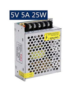 Fuente de Alimentación PHEVOS 5V 5A 25W para Raspberry Pi y LED 2