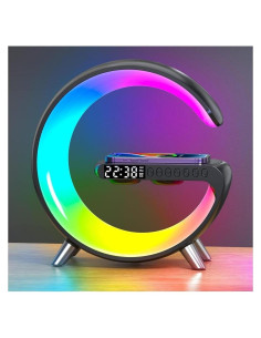 Lámpara de Mesa LED Inteligente Domigard 4 en 1 Cargador Inalámbrico