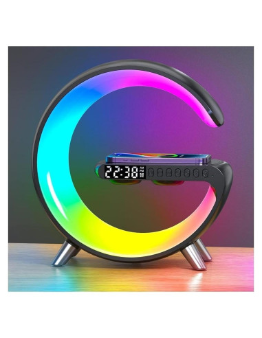 Lámpara de Mesa LED Inteligente Domigard 4 en 1 Cargador Inalámbrico