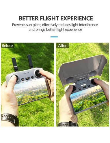 Cubierta Solar 2 en 1 FPVtosky para Controlador RC2 DJI Mini 4 Pro