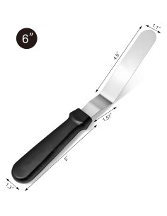 Espátula de Glaseado Angulada Nuevo Star Foodservice 15.24 cm 2