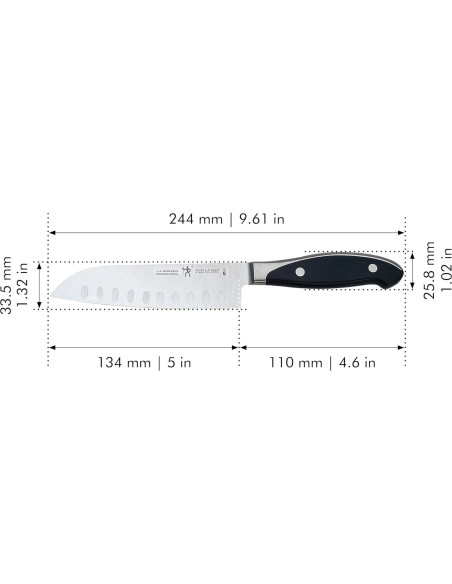 Cuchillo Santoku 12.7 cm Henckels Forged Synergy Acero Inoxidable
