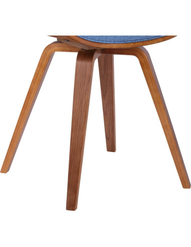 Juego de 2 Sillas Armen Living Summer Azul Nogal