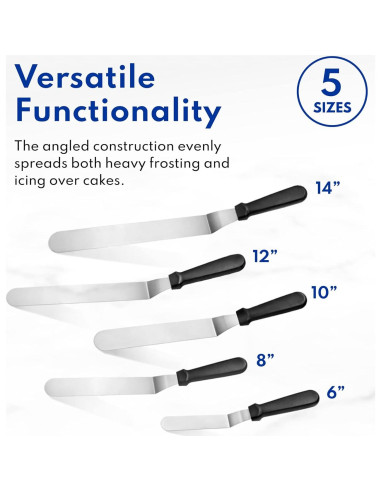 Espátula de Glaseado Angulada Nuevo Star Foodservice 15.24 cm