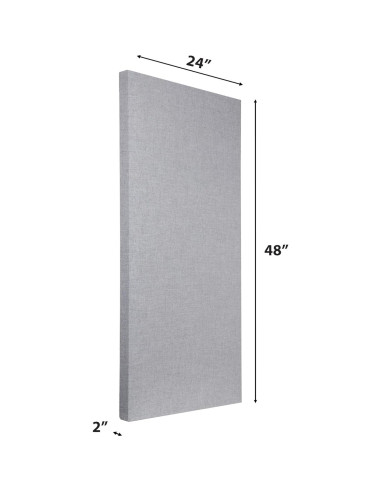 Panel Acústico Absorbente ATS 24x122 cm Humo Azul NRC 1.0