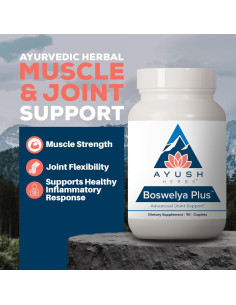 Suplemento Articular Ayush Herbs Boswelya Plus - 90 Cápsulas 2