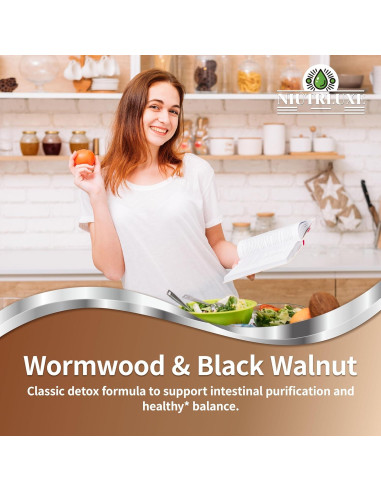 Gotas Líquidas de Ajenjo y Nogal Negro NIUTRLUXE 60 mL