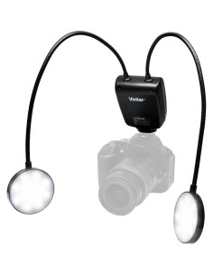 Luz de Anillo LED Macro Vivitar DR-8000 24 LEDs 5500K 2