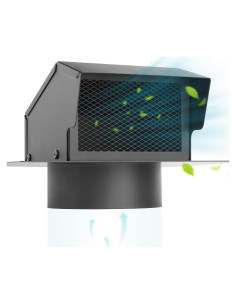 Tapa de Ventilación de Techo WiseWater 15 cm Acero Inoxidable