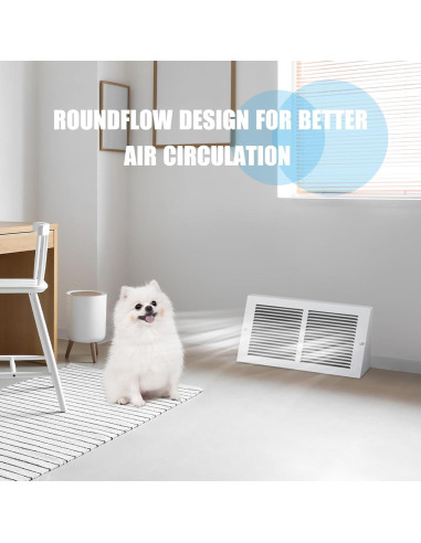 Cubiertas de Ventilación de Baseboard Honeydak 2 Piezas 30.48x15.24cm